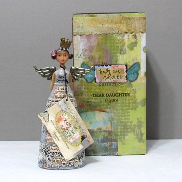 The Pink Pigs Figurines Dear Daughter Kelly Rae Roberts Angel Figurine